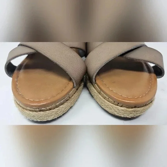 Maurices Women's Taupe Jaden Strappy Wedge Sandal Size 8 - Picture 10 of 12